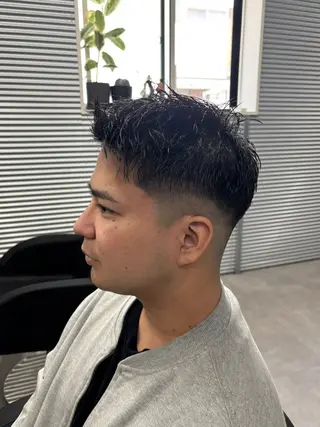 ショート メンズ/柏/パーマ/ チハヤのヘアスタイル