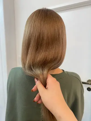 セミロング カラー ichika/福岡 /透明感カラー🤎のヘアスタイル