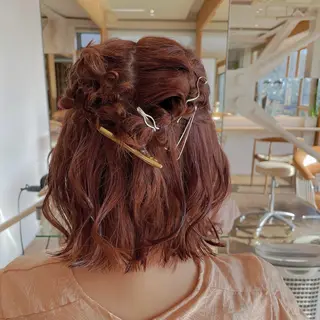 ミディアム パーマ ‪・カット/ SARAのヘアスタイル