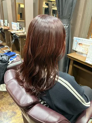 セミロング カラー 相良 陽香🌻のヘアスタイル