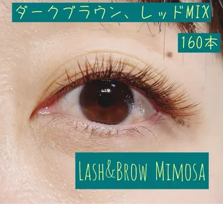 マツエク・マツパ Lash&Brow Mimosaのマツエク・マツパデザイン