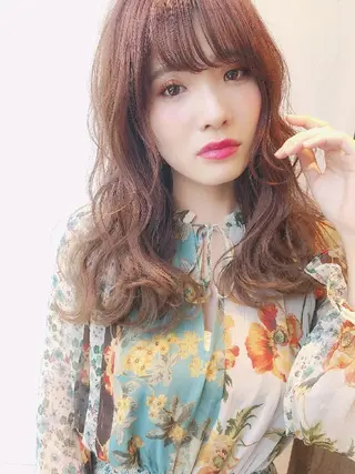 セミロング Hair make genie所属・シノヅカ ケンゾーのヘアスタイル