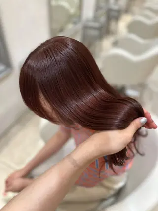 ロング カラー ZACC ayakaのヘアスタイル