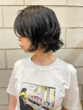 ショート Kaori🌈透明感 カラー / 髪質改善のヘアスタイル