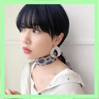 ショート カラー 三鷹で1番ショート ボブをカットする新谷のヘアスタイル