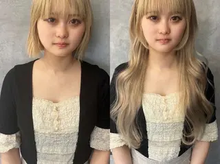 ミディアム 三浦 美鈴のヘアスタイル