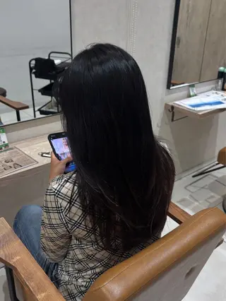 ロング ⭐️うる艶カラー 募集　まゆ⭐️のヘアスタイル