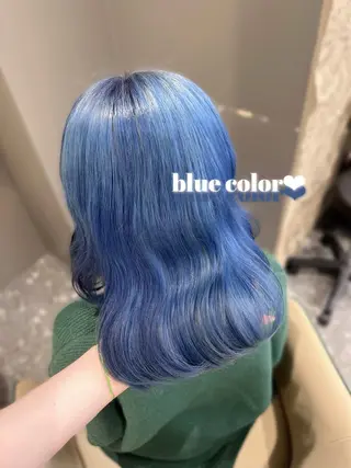 ミディアム カラー 🎀ちゃんりお🎀 /ブリーチなしカラーのヘアスタイル