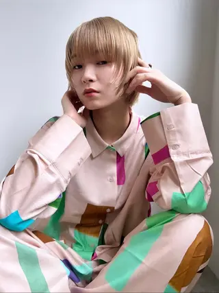 ショート カラー ハイトーン/ボブ 🎀sonokaのヘアスタイル