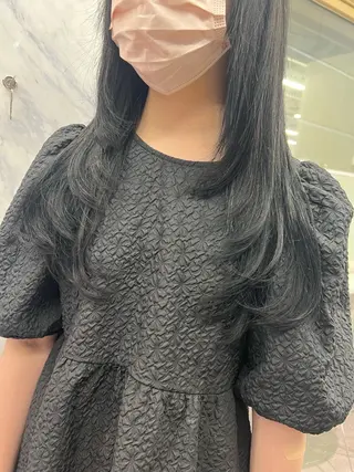 セミロング プルエクステ 🖤MIYUのヘアスタイル