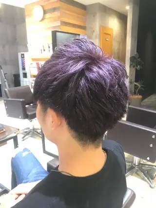 ショート カラー パーマ ヘアアレンジ メンズ キッズ ネイル マツエク・マツパ EnBlesS西宮 マンツーマン神道有基のヘアスタイル