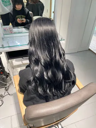 ロング カラー clan .のヘアスタイル