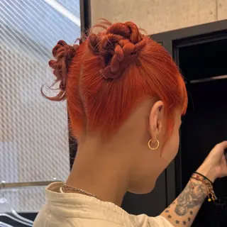 ヘアアレンジ レイヤーカット 大名　sakiのヘアスタイル