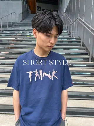 ショート パーマ メンズ 💈メンズ短髪特化 ✂︎伊藤大輝💈のヘアスタイル
