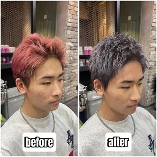 ショート カラー DIECE渋谷2n'd flor所属・DIECE渋谷 渡邉 凜【メンズ特化】のヘアスタイル