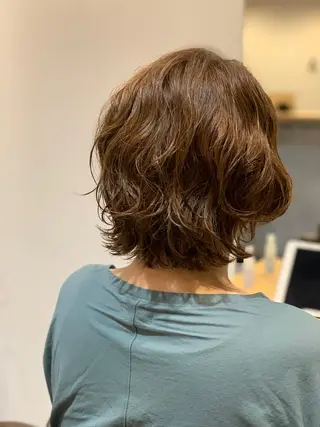ショート パーマ MIA 菅原のヘアスタイル