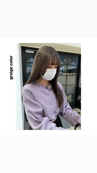 ロング カラー パーマ ヘアアレンジ メンズ キッズ ネイル マツエク・マツパ アイブロウ hiro【沿線で叶う 似合わせhair】のヘアスタイル