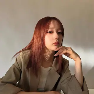 ミディアム カラー kosuke 表参道のヘアスタイル