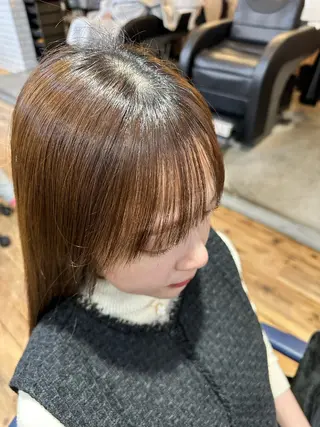 セミロング 縮毛矯正＆髪質改善 特化/ゆいのヘアスタイル
