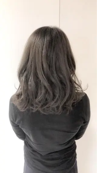 ロング カラー レイヤー/ウルフ ハイトーンhiroのヘアスタイル
