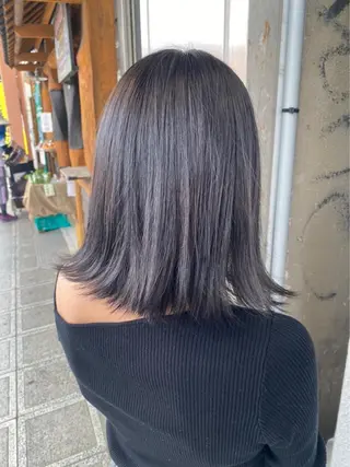 カラー ダブルスキルエクステ /羽エクステ白石宇由のヘアスタイル