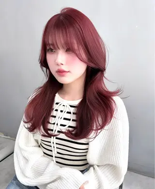 ロング カラー 💘大人可愛く💘 Natsuki❥❥❥のヘアスタイル