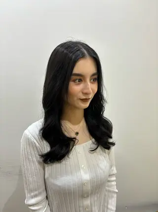 ロング 韓国ヘア sasugaのヘアスタイル