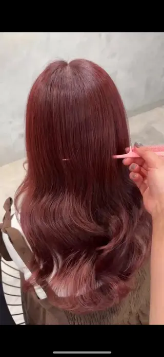 ロング カラー Luce川崎 クロサワのヘアスタイル