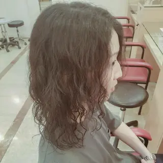 メンズ パーマ 美谷添(ミヤゾエ) まどか大人ヘアサロンのヘアスタイル