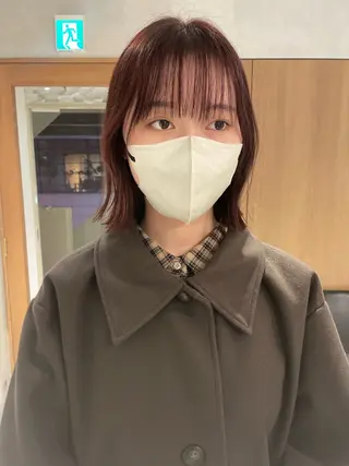 ショート カラー mei|顔まわり ×透明感カラーのヘアスタイル