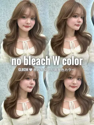 セミロング カラー GLROW IVY 大宮のヘアスタイル