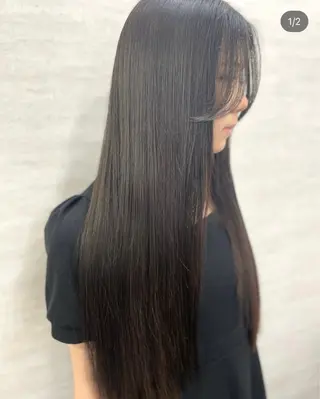 ロング 久屋４番徒歩2分/ ブリーチ・縮毛・谷崎のヘアスタイル