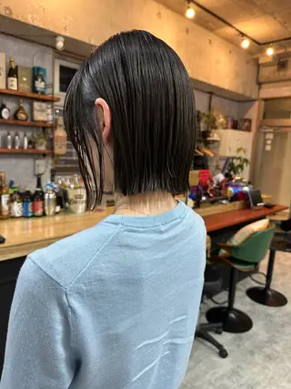 ショート モテ髪/ボブ/ショー ト/アダチフウトのヘアスタイル