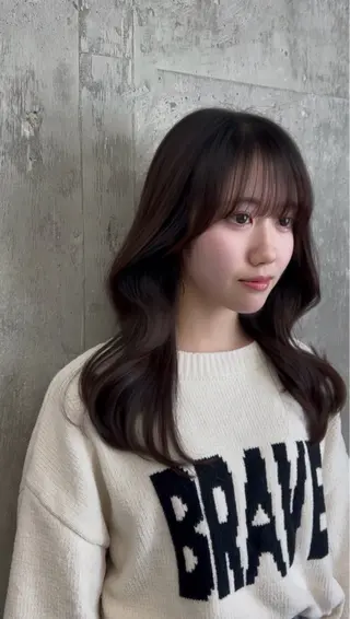 セミロング カラー 髪質改善カラー🦋 レイヤー/ナカネのヘアスタイル