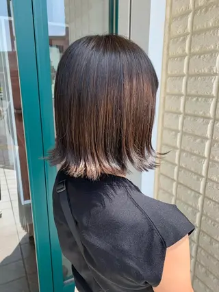 ミディアム 榎本 美雪のヘアスタイル