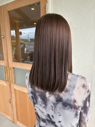 カラー ルプラボウ すぎやまみほのヘアスタイル