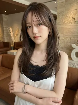 ロング デュファブル　高橋 慶一のヘアスタイル