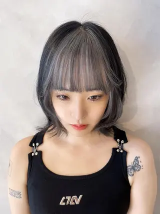 ショート カラー 透明感カラー✨艶髪 制作🌱山根あゆみのヘアスタイル
