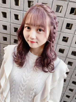 セミロング ☁️hinako☁️ 1HAVANAのヘアスタイル