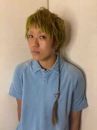 カラー メンズ IO/ブリーチカラー 特化美容師✨のヘアスタイル
