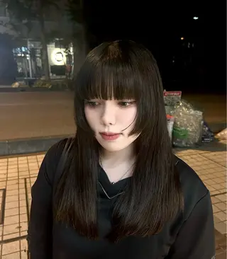 セミロング 木藤 優杏のヘアスタイル