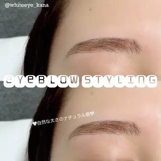 アイブロウ WHITELASH 🤍KANAの眉毛・アイブロウイメージ