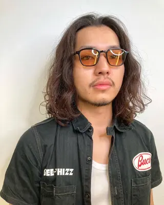 ロング パーマ メンズ メンズ特化❤️🔥 パーマ職人江口佳乃のヘアスタイル