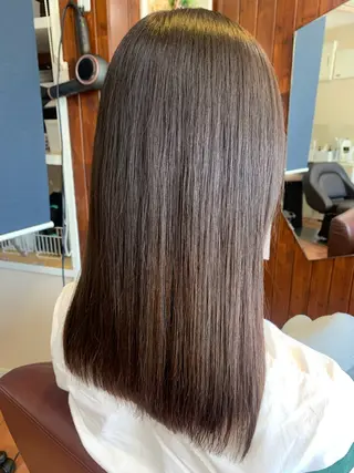 セミロング カラー (髪質改善NAOS) EMIのヘアスタイル