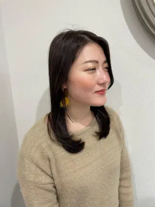 セミロング 渡辺 広宣のヘアスタイル
