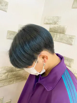 ショート カラー メンズ ️🫧押上️🫧はな 🫧まとまるショートのヘアスタイル