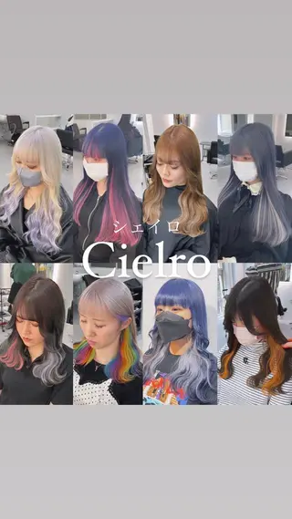 セミロング カラー パーマ ヘアアレンジ メンズ ブリーチ&エクステ 🥀ケアカラー特化のヘアスタイル