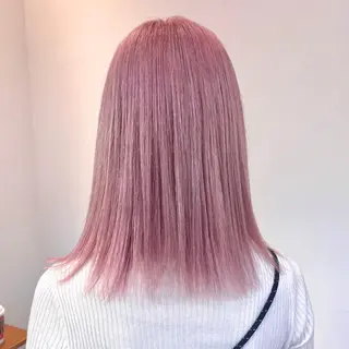 ミディアム akina*ブリーチ ♡トレンドヘアのヘアスタイル