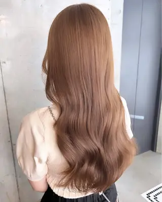 ロング カラー 🌷横浜/レイヤー /艶カラー🌷のヘアスタイル