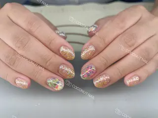 ネイル 神田 ココナッツのネイルデザイン